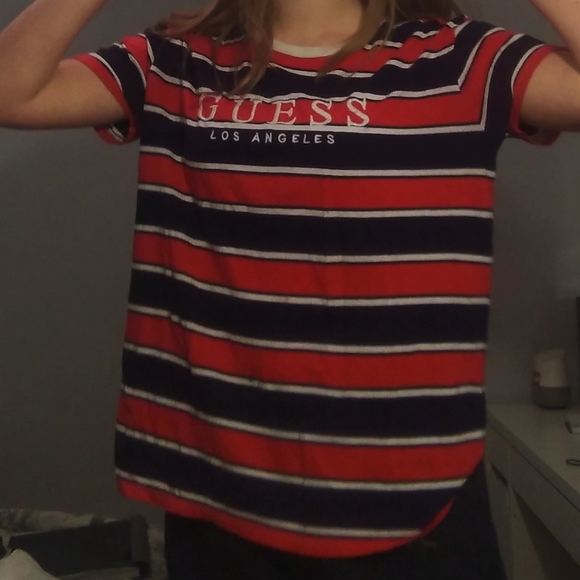 Striped Guess Tee shirt - Picture 3 of 4